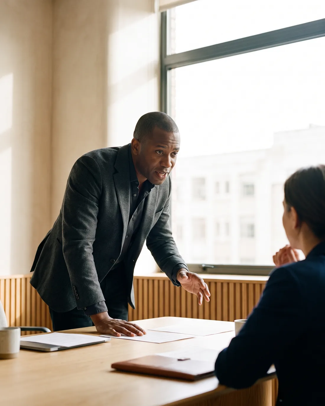 A fractional CFO at work in a Tokyo business setting